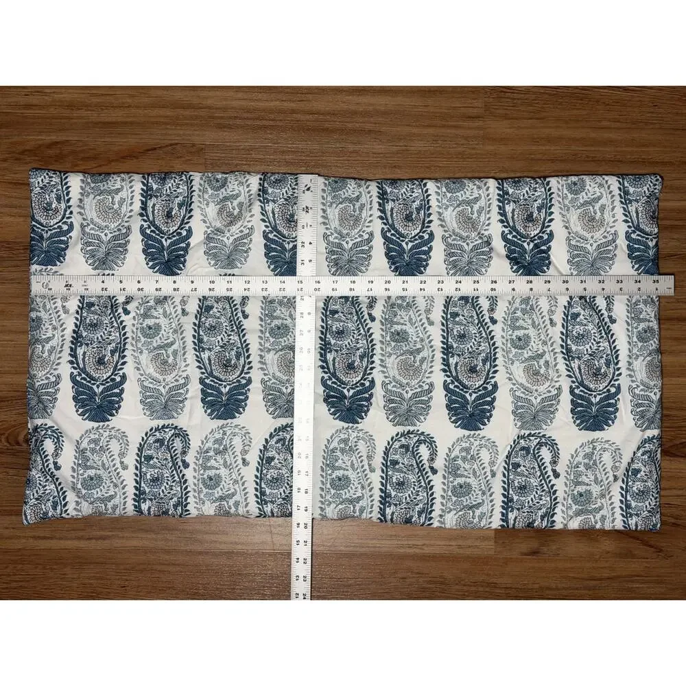 Pottery Barn Keely Paisley Comforter King Pillow Sham - Sample Pull